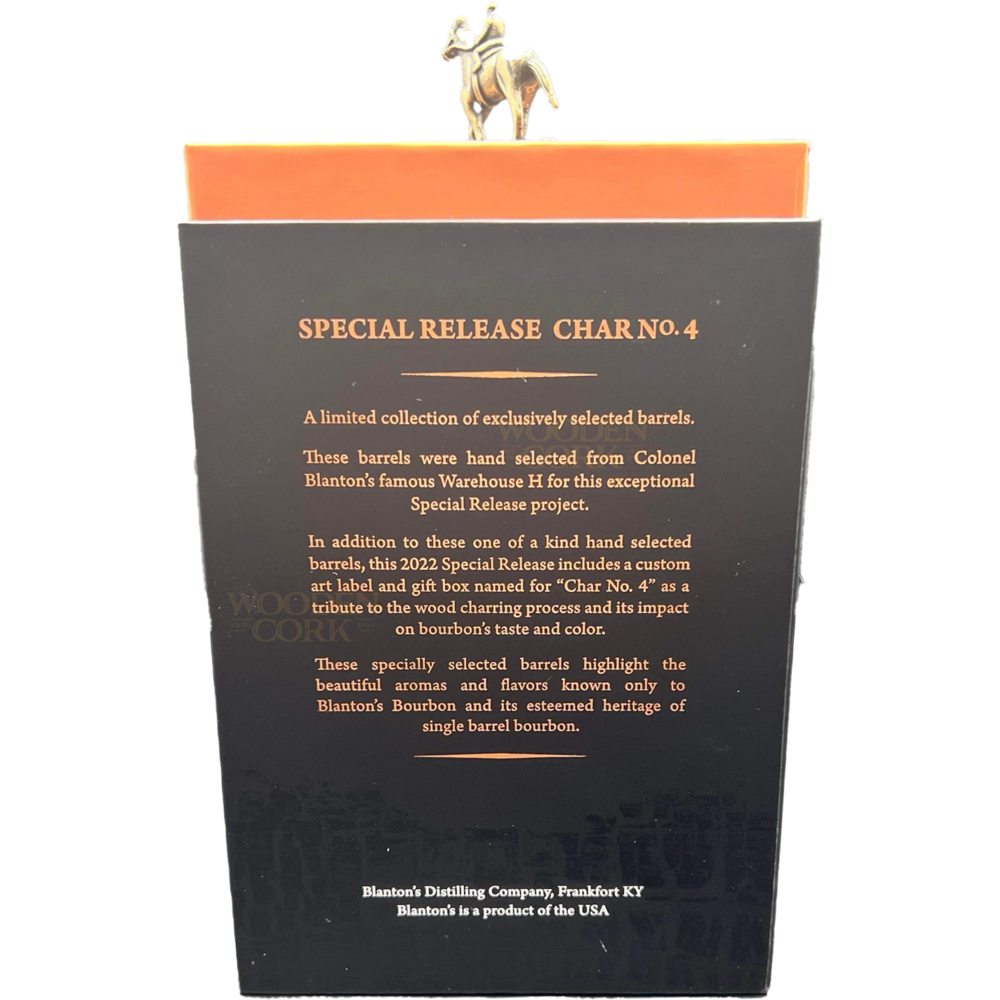 Blanton’s Char No. 4 2022 Special Release