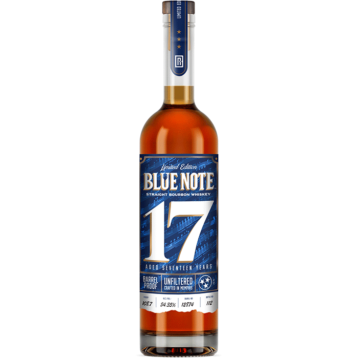 Blue Note 17 Year Old Barrel Proof Tennessee Bourbon Whiskey