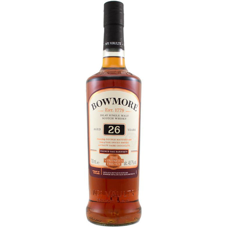 Bowmore Single Malt Scotch The Vintner's Trilogy French Oak Barriques 26 Yr