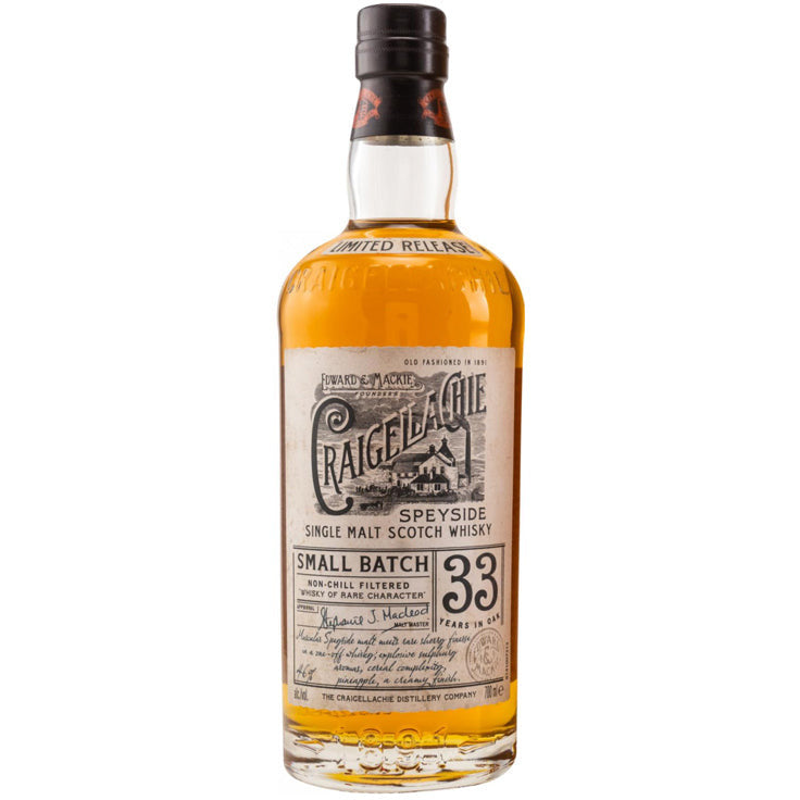 Craigellachie Single Malt Scotch Small Batch 33 Yr