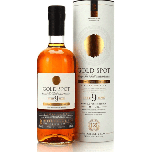 Mitchell & Son Gold Spot 9 Year Old Single Pot Still Irish Whiskey
