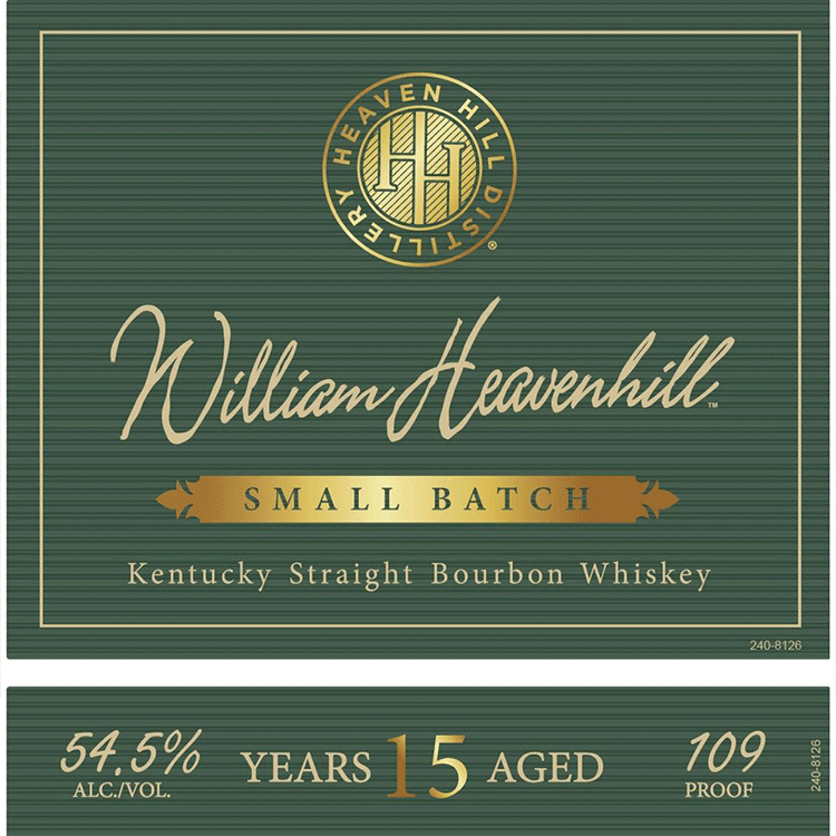 William Heavenhill Small Batch 15 Year Kentucky Straight Bourbon (109 proof)