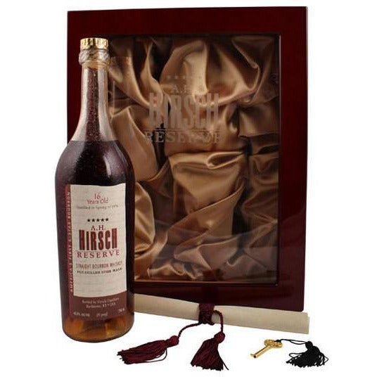 A. H. HIRSCH Reserve 16 Year Old Gold Foil Humidor Edition Straight Bourbon Whiskey 750ml