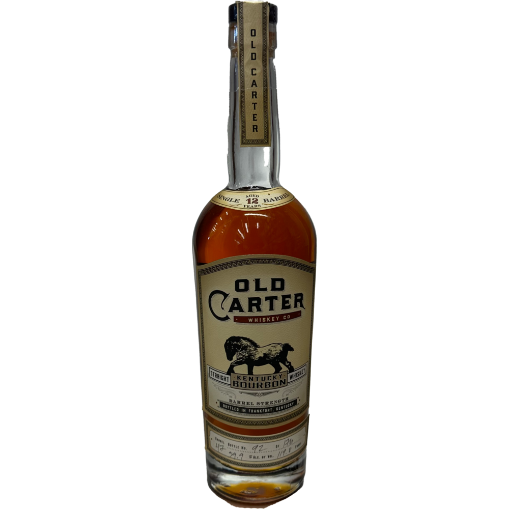 Old Carter 12 Year Kentucky Straight Bourbon Whiskey 2019 Single Barrel