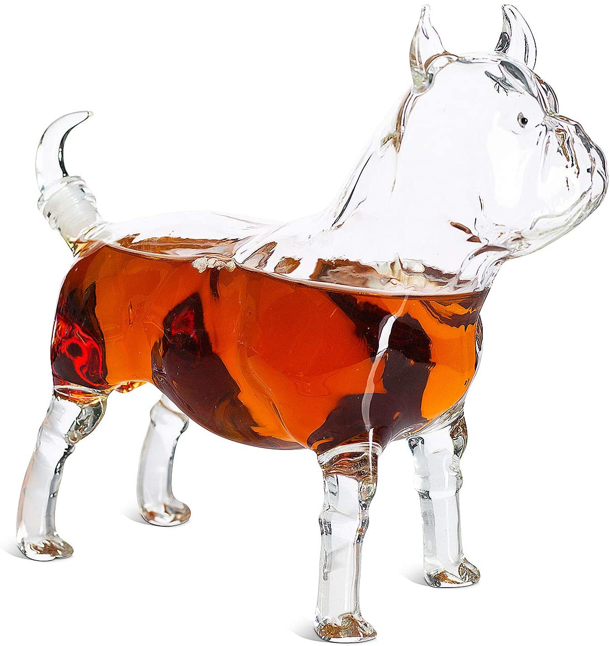 French Bull Dog - Pug Animal Whiskey and Wine Decanter Liquor Lux - 500ml - Whiskey, Wine Scotch or Liquor Decanter