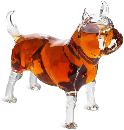 French Bull Dog - Pug Animal Whiskey and Wine Decanter Liquor Lux - 500ml - Whiskey, Wine Scotch or Liquor Decanter