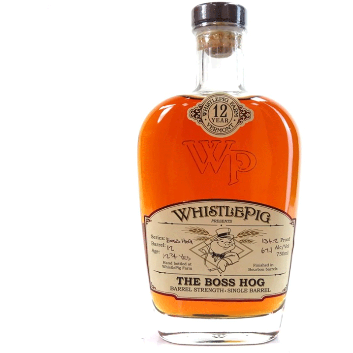 WhistlePig The Boss Hog Single Barrel 1st Edition Straight Rye